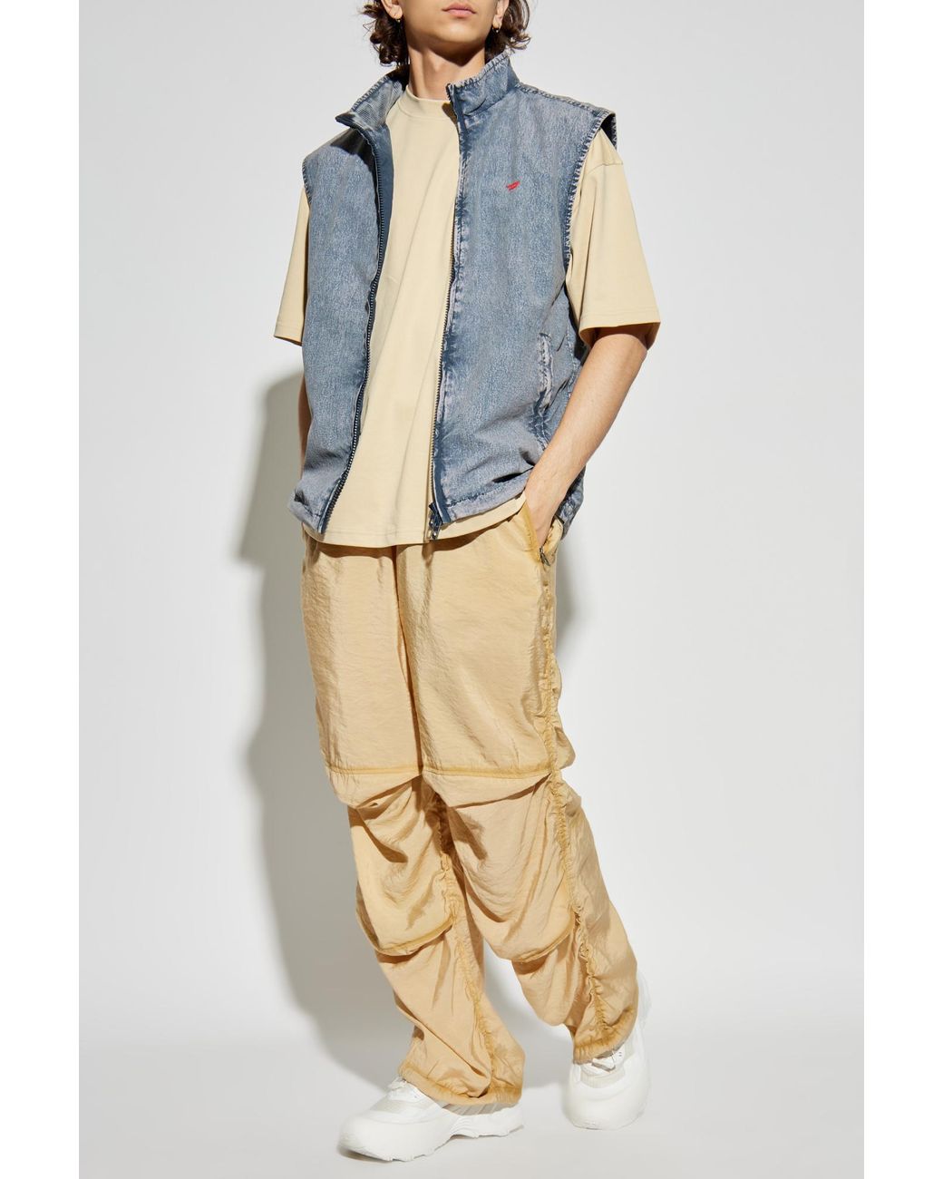 DIESEL White T-Shirt 'T-Boggy-T3' for men