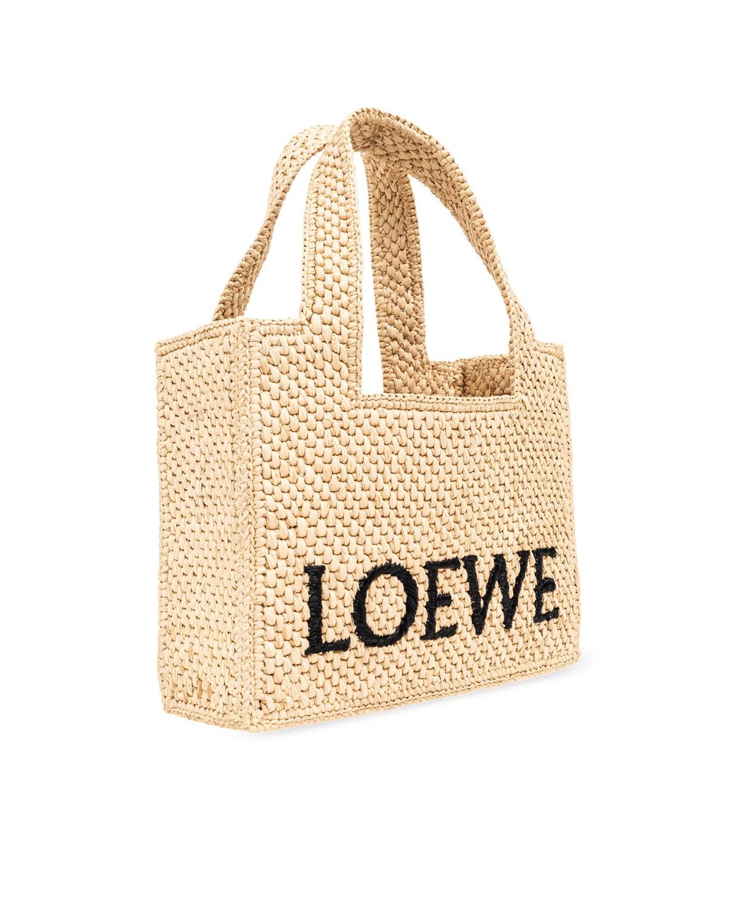 Loewe White 'Font Mini' Handbag