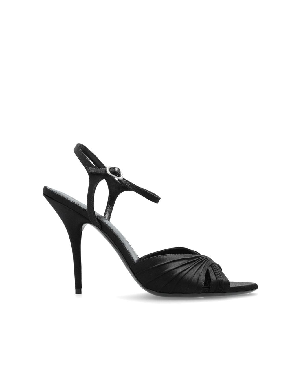 Balenciaga Black Heeled Sandals 'Dynastie'