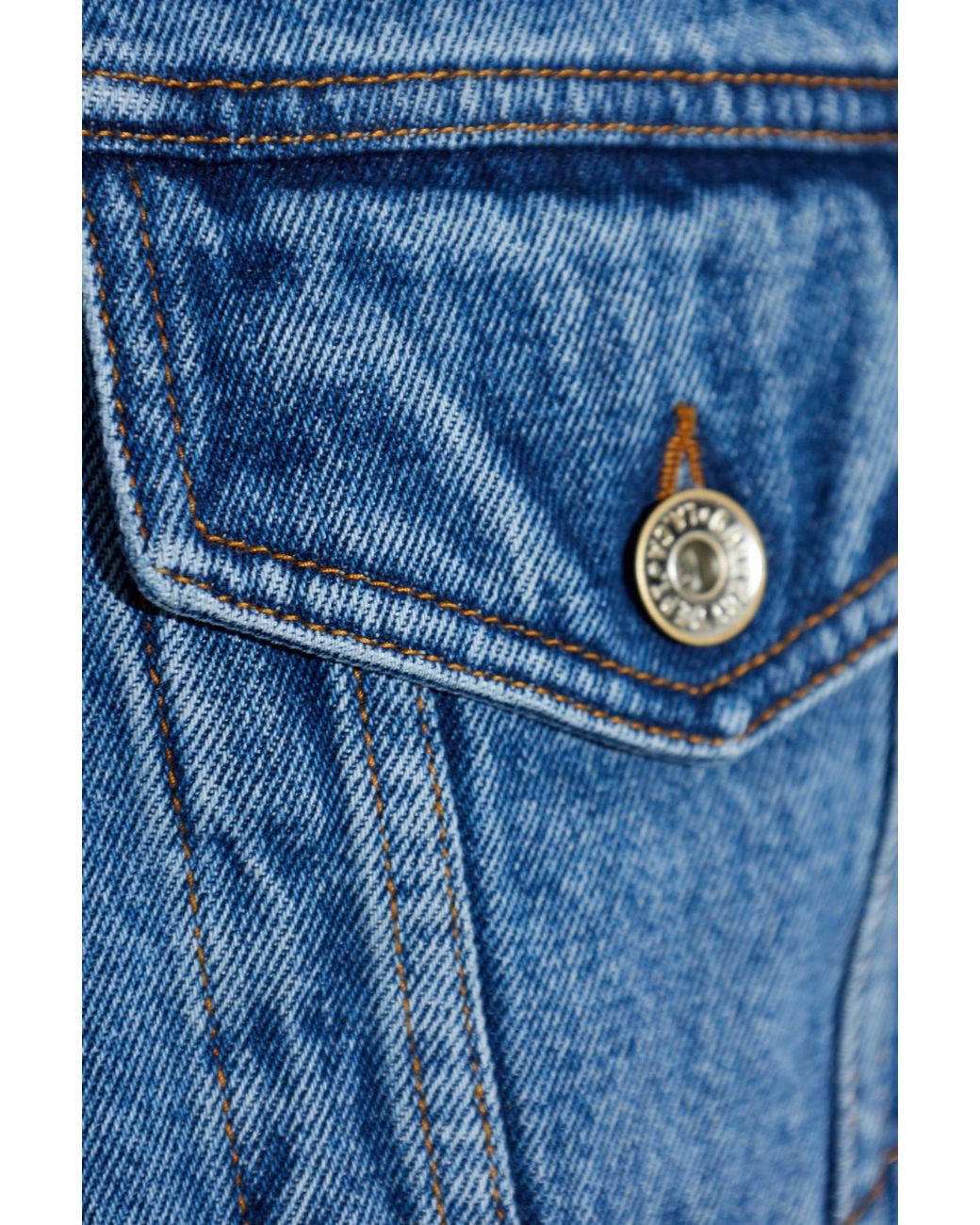GALLERY DEPT. Blue Denim Jacket With Logo for men