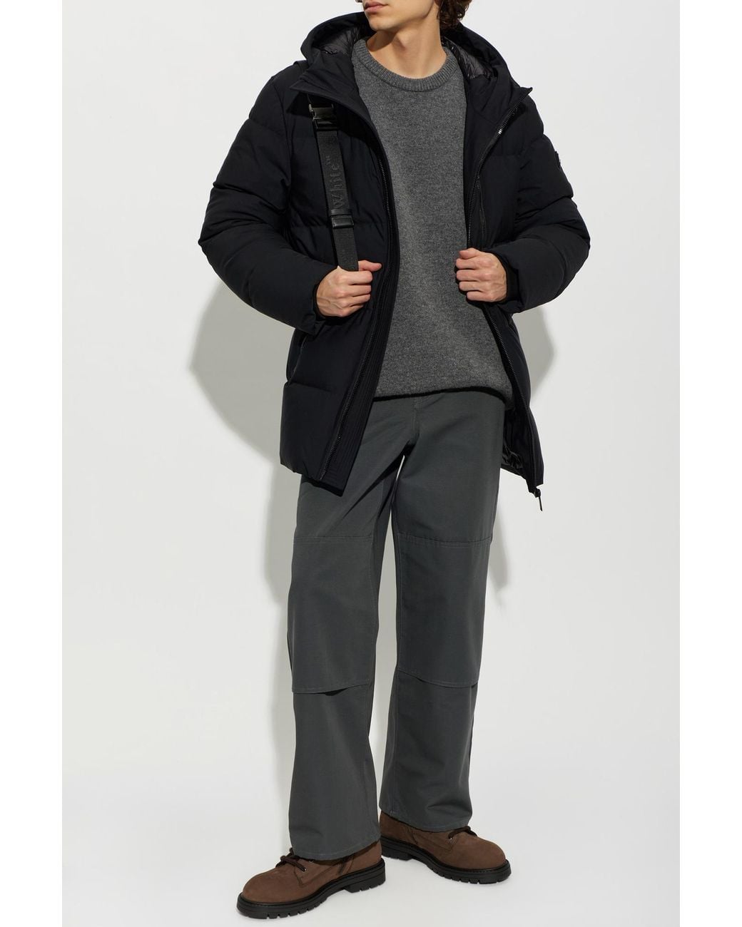 KENZO Black Wide-Leg Trousers for men