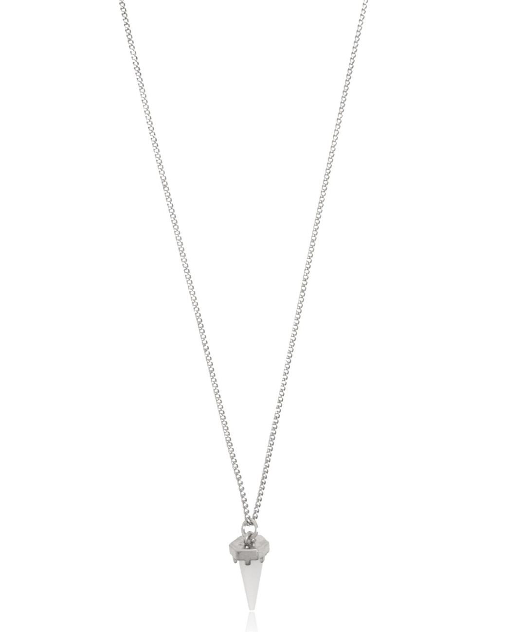 AllSaints White Necklace With A Pendant