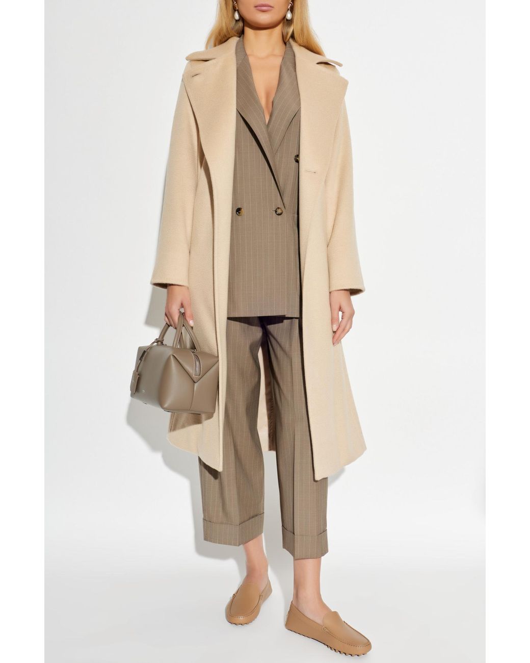 Max Mara Natural "Riccio" Coat