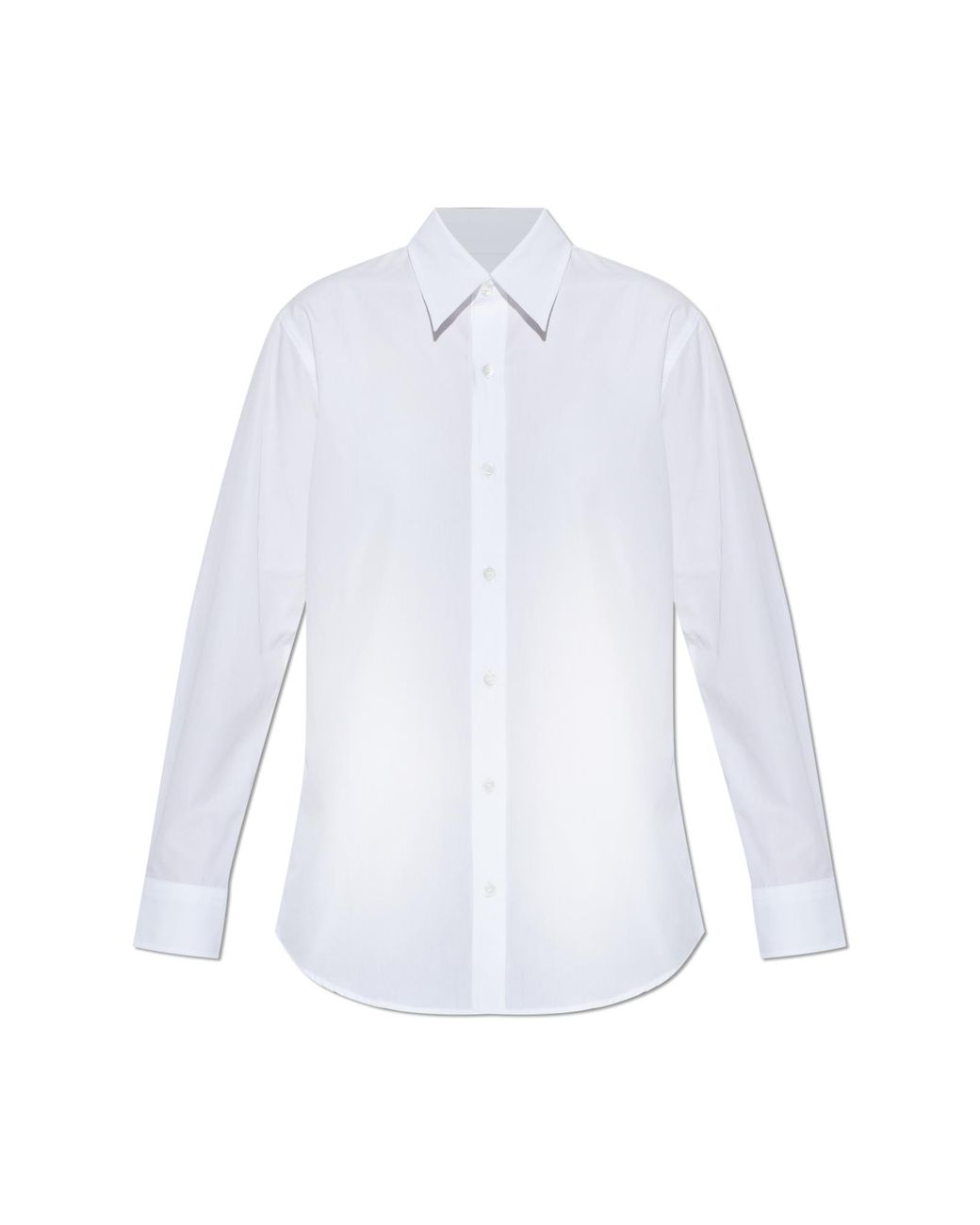 A.P.C. White Long-Sleeve Shirt
