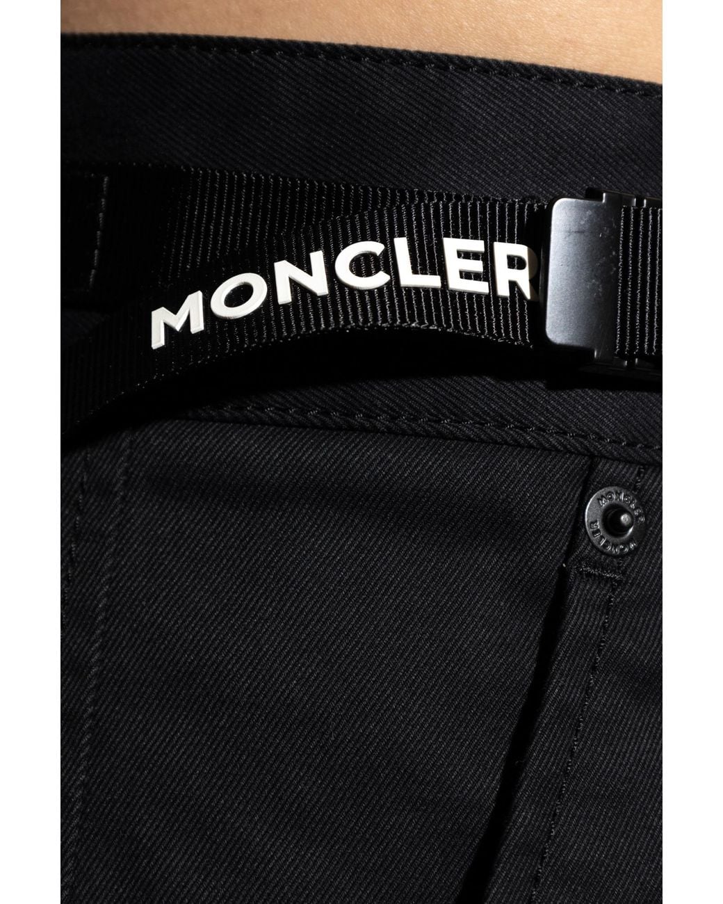 Moncler Black Cargo Pants for men