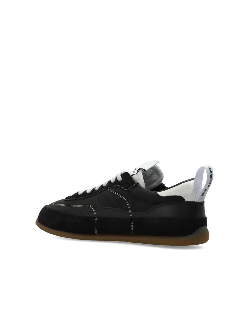 McQueen Black Sports Shoes With Logo for men