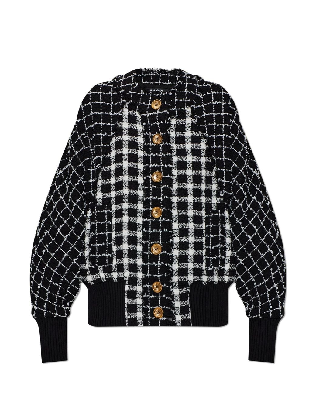 Balmain Black Bomber Jacket