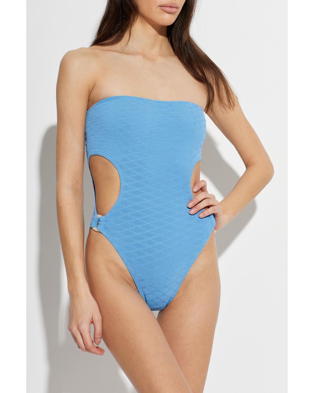 Bondeye Blue One-Piece Swimsuit "Fane"