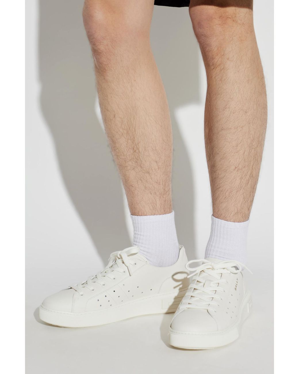 Bally White 'Lift' Sports Shoes for men