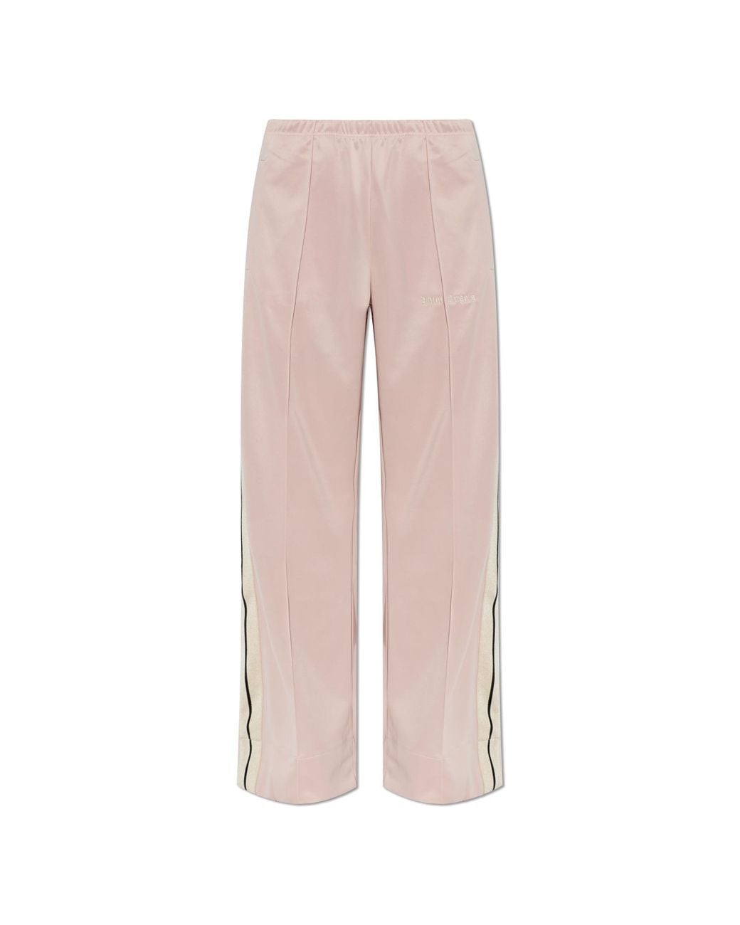 Palm Angels Pink Wide-Leg Trousers