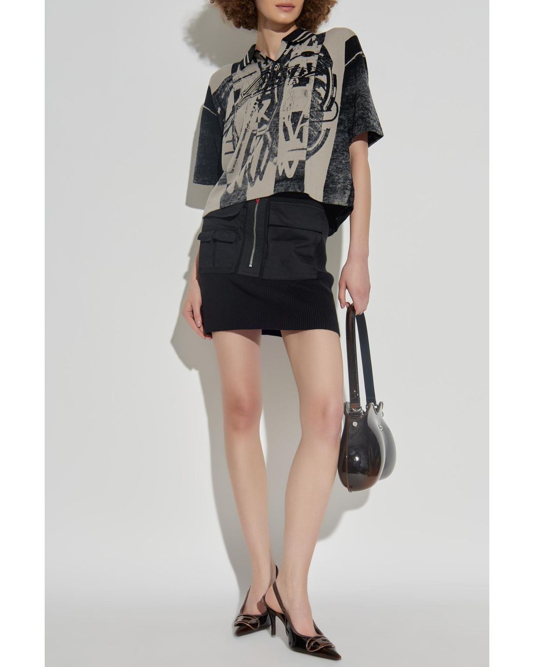 DIESEL Black Polo "M-Oliba-Polo"