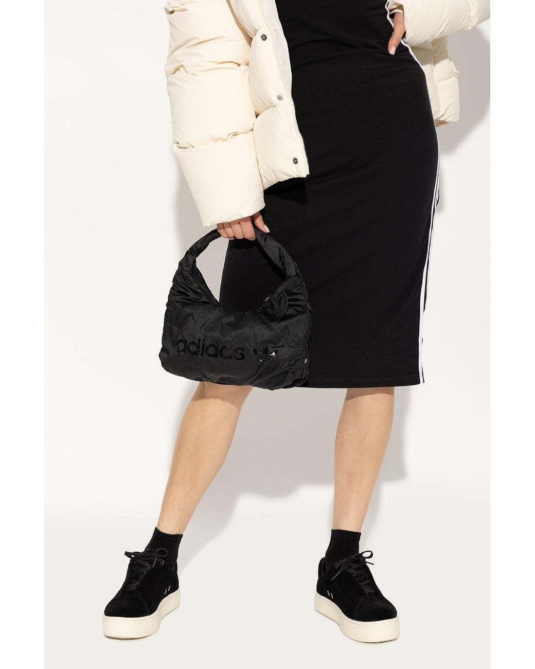 adidas Originals Hobo Bag in Black | Lyst