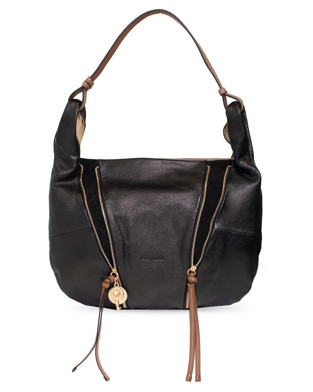 See By Chloé See Chloé 'indra' Hobo Shoulder Bag in Black | Lyst