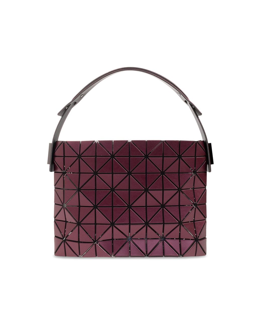 Bao Bao Issey Miyake Lucent Gloss Geometric Crossbody Bag - Purple