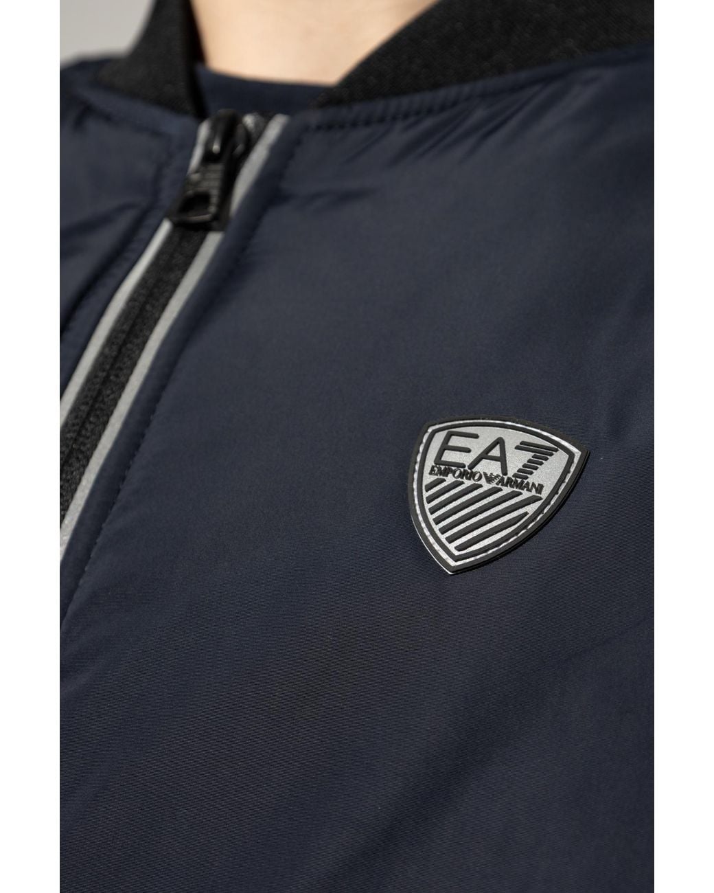 EA7 Blue Bomber Jacket for men