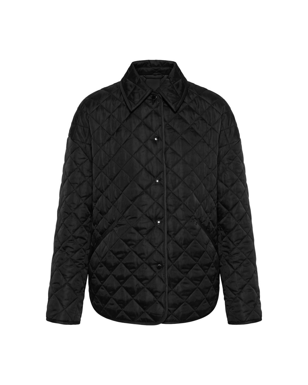 Totême  Black Quilted "Oversize" Jacket With Lining
