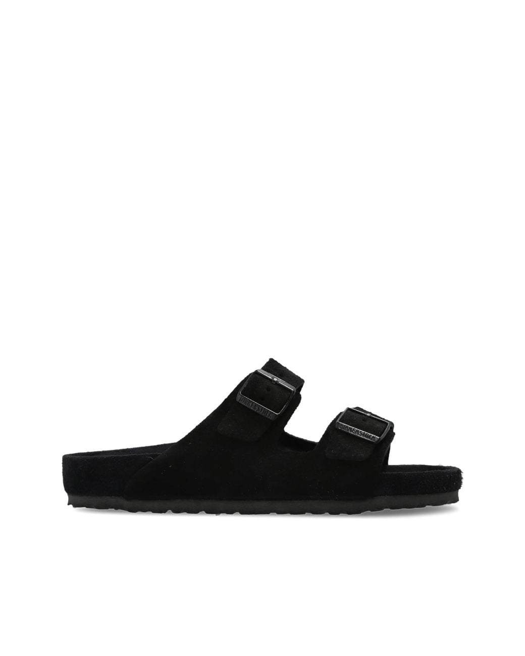 Birkenstock Black 'Arizona' Slides for men