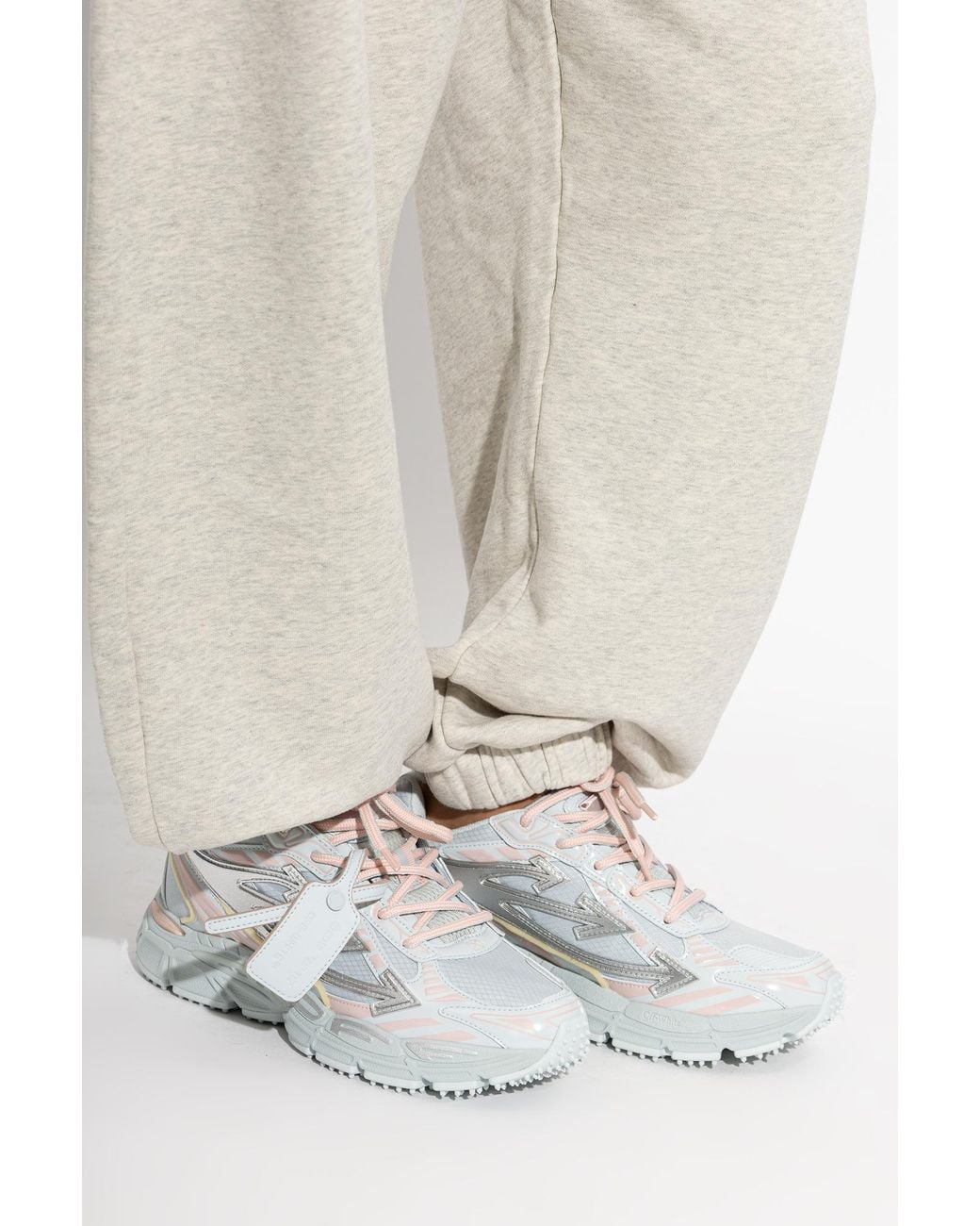 Off-White c/o Virgil Abloh Blue Sports Shoes 'Be Right Back'