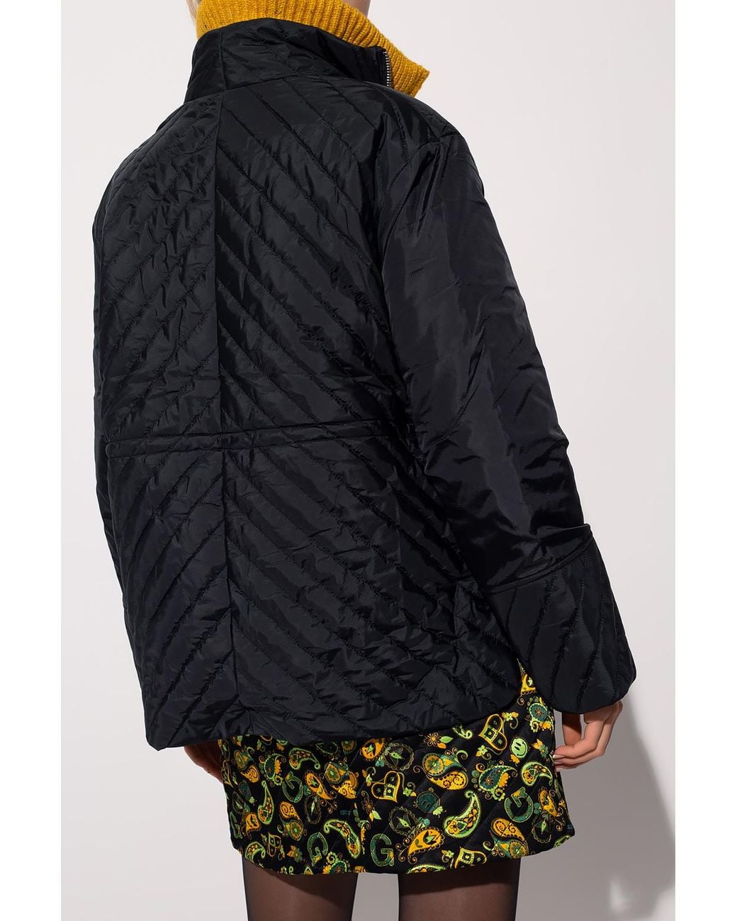 Ganni Blue Quilted Jacket