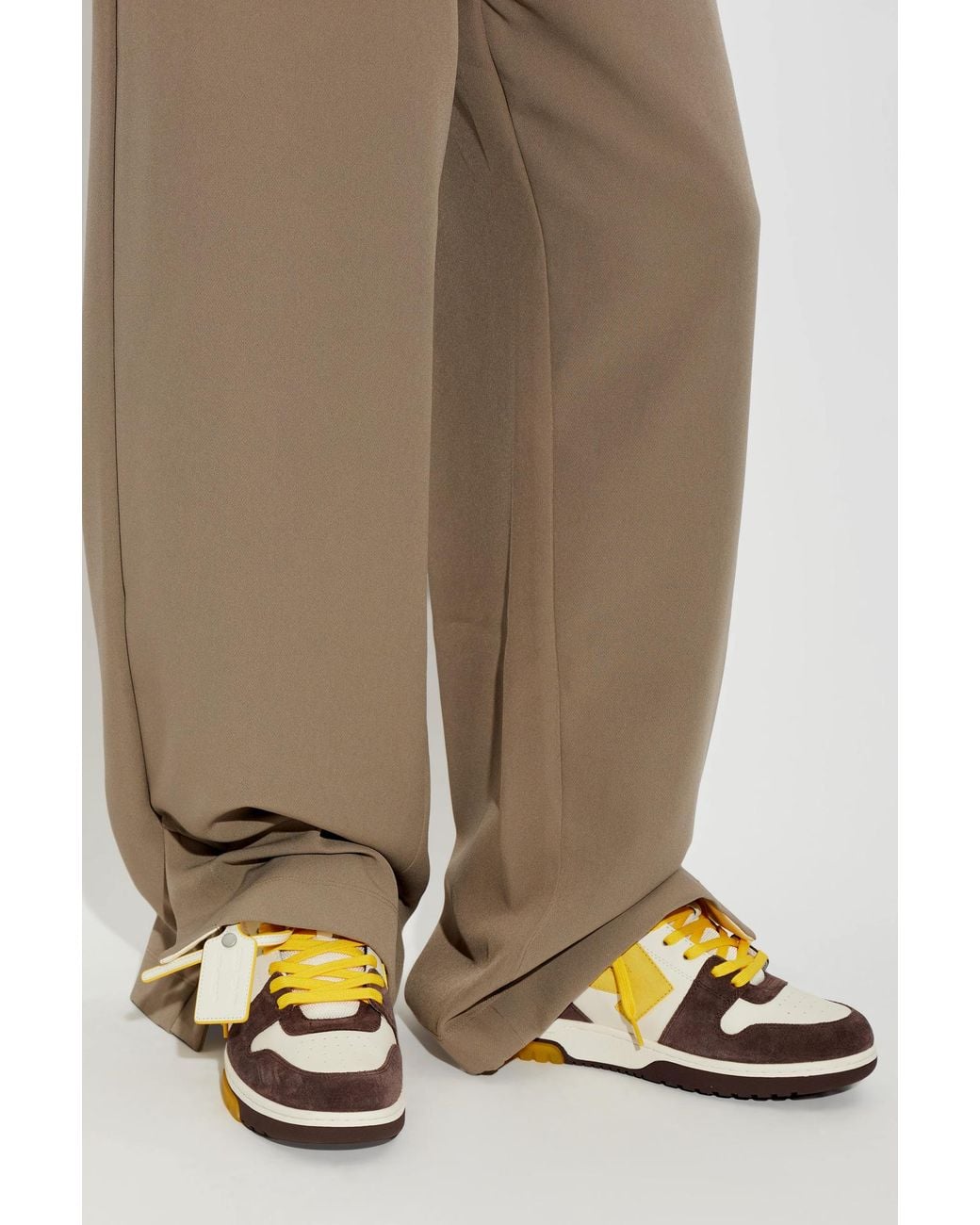 Off-White c/o Virgil Abloh Yellow 'Out Of Office' Sports Shoes for men
