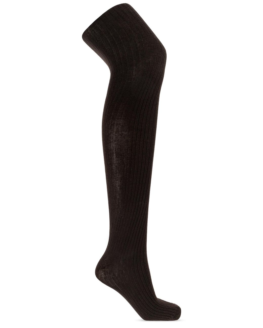 Max Mara Black Cotton Tights