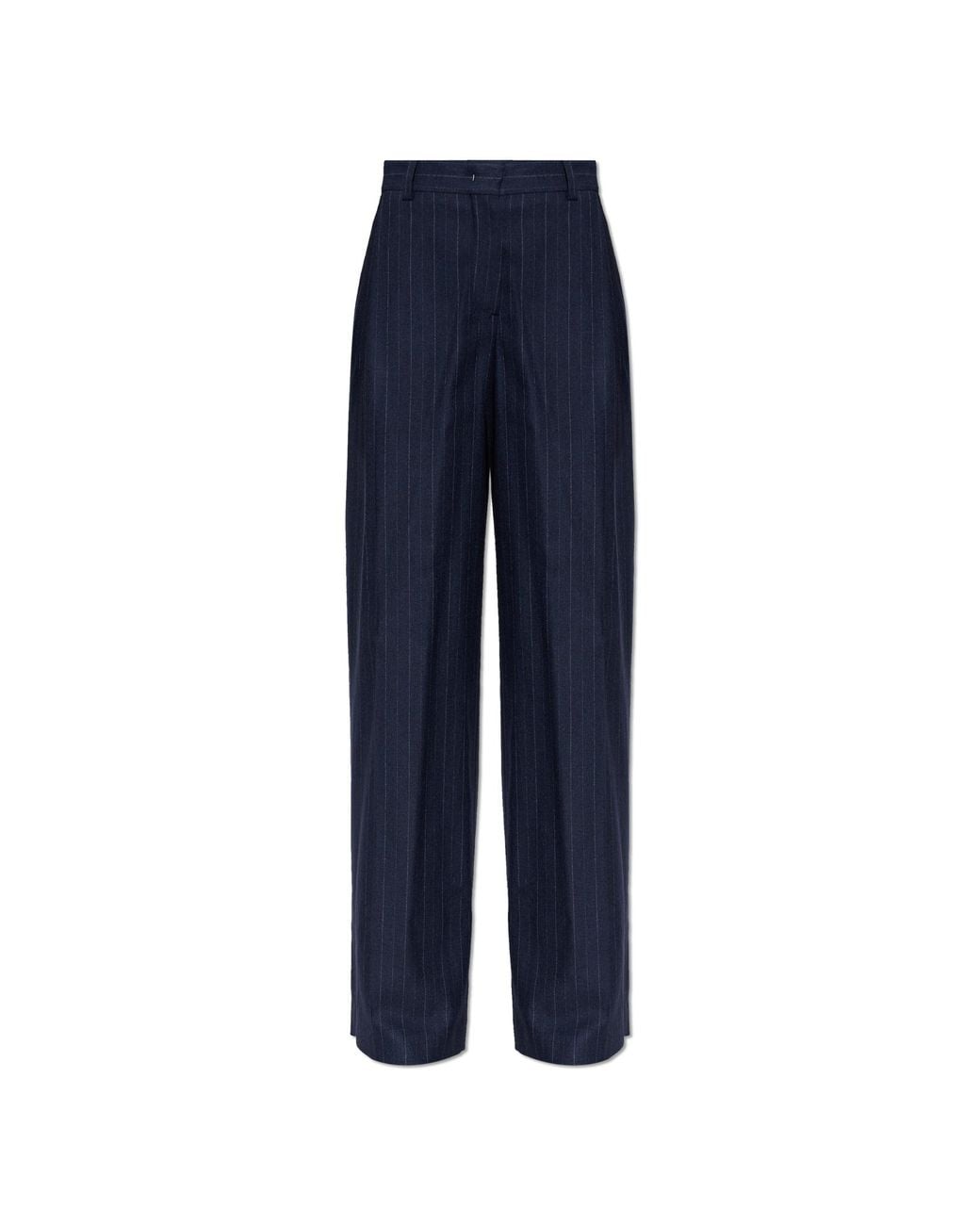 Paul Smith Blue Pleated Trousers