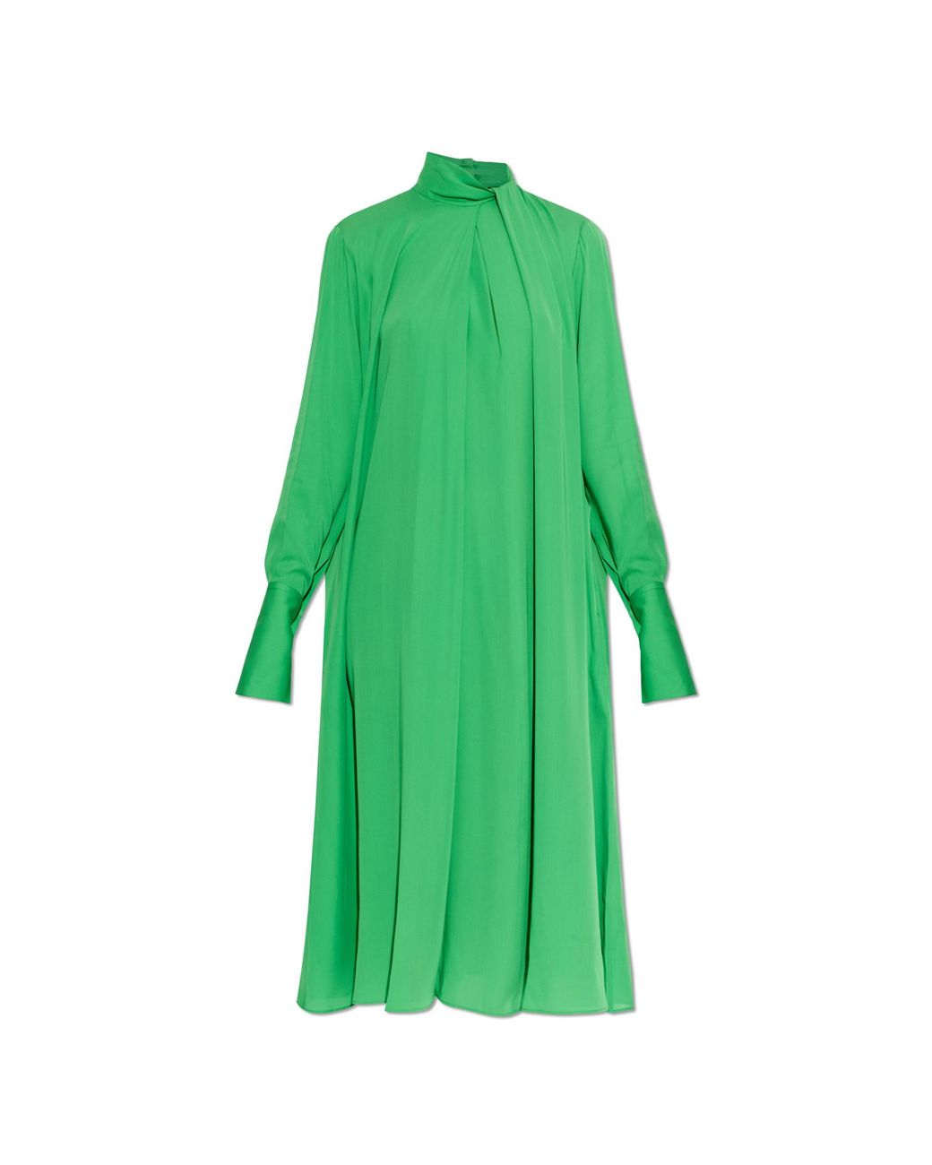 Tom Ford Green Silk Dress With Belt