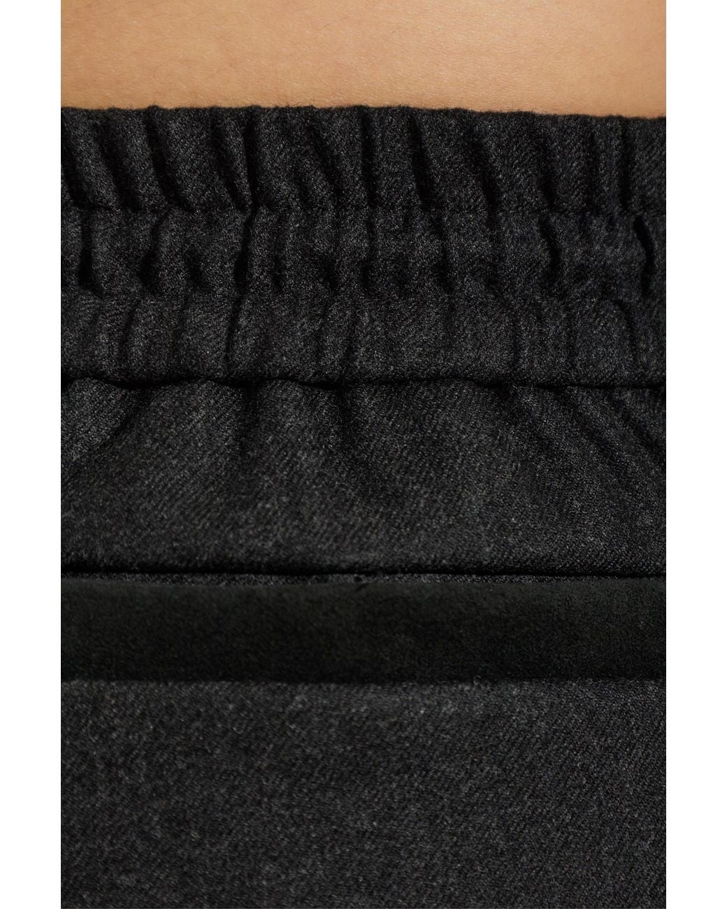 Sease Black Wool Trousers for men