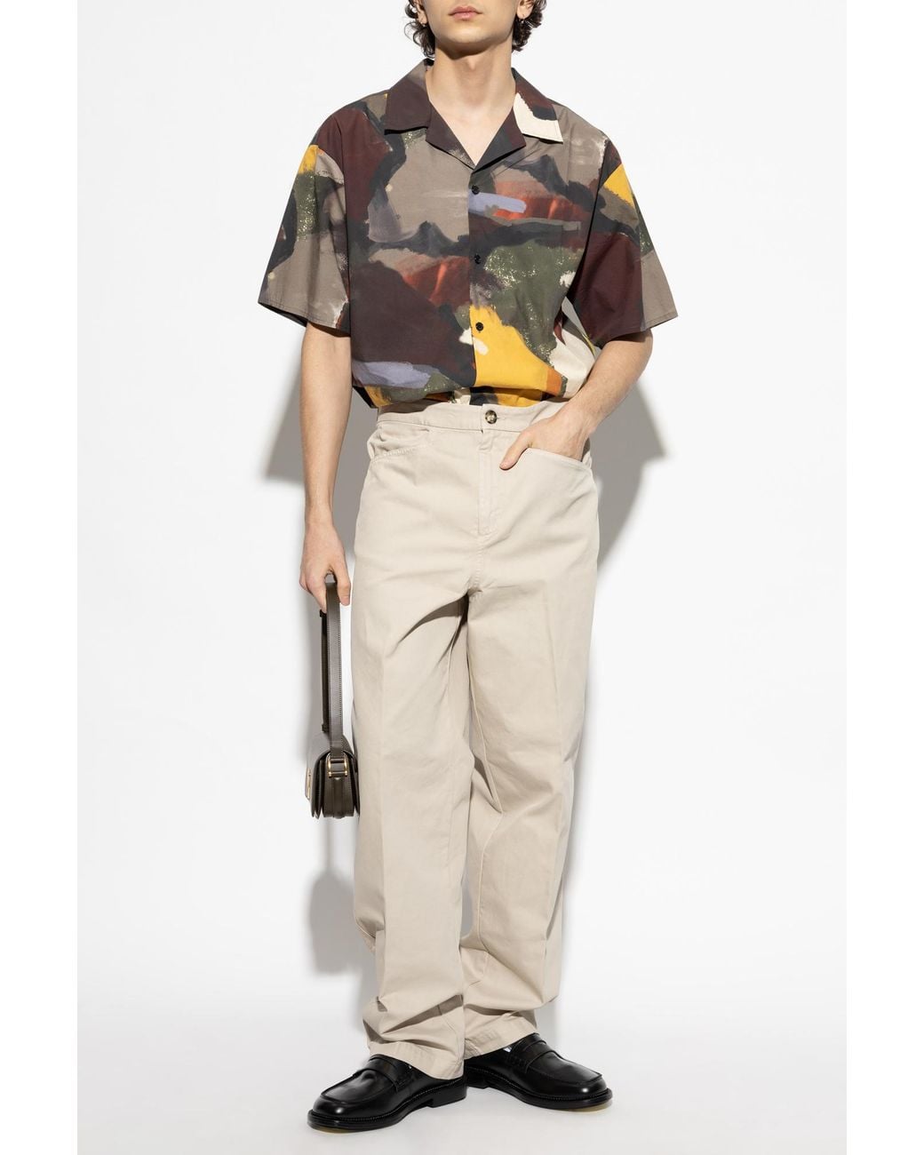 J.W. Anderson White Trousers With Logo for men