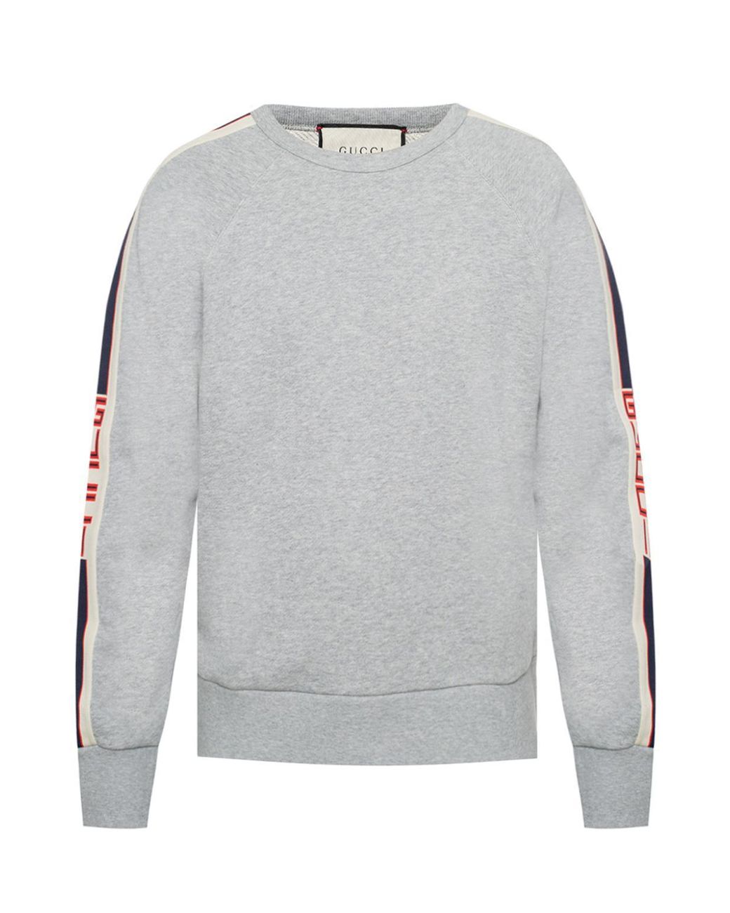 Gucci Crewneck Sweatshirt in Gray for Men | Lyst