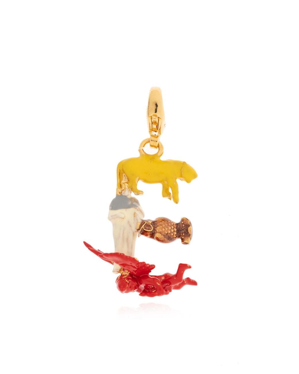 Marni White Pendant With A Letter