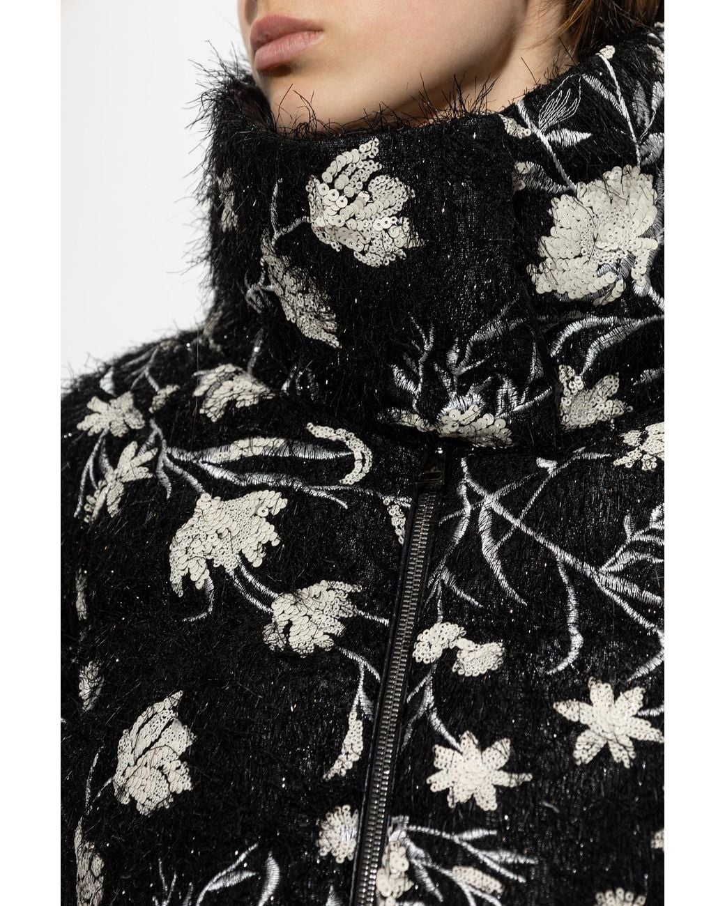 Moncler Black 'Perroquet' Down Jacket