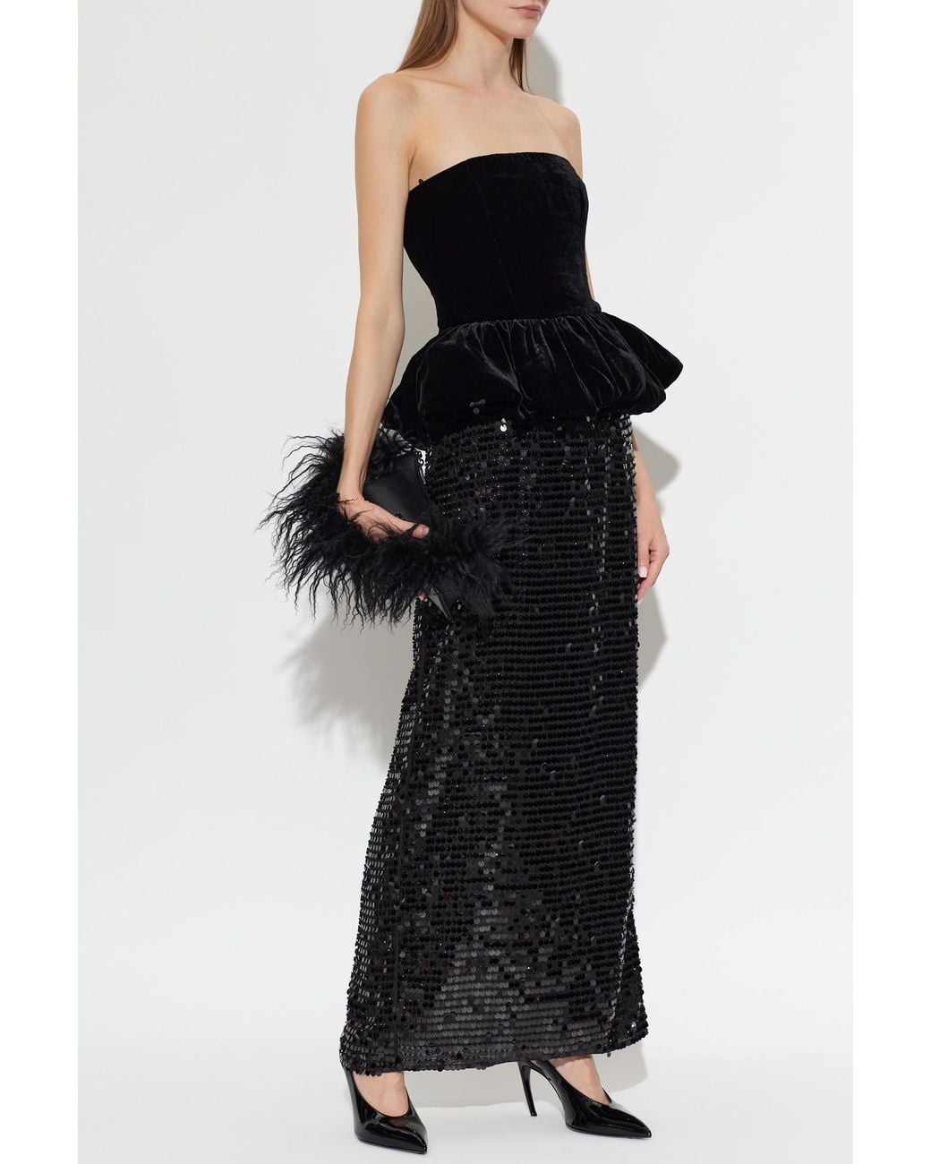 ROTATE BIRGER CHRISTENSEN Black Sequin Dress