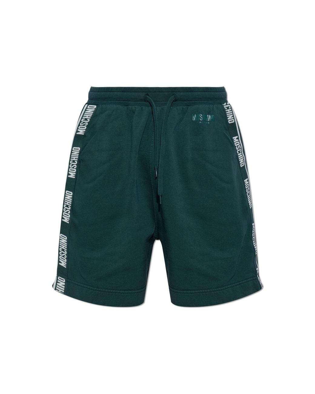 Moschino Green 'Active' Shorts for men