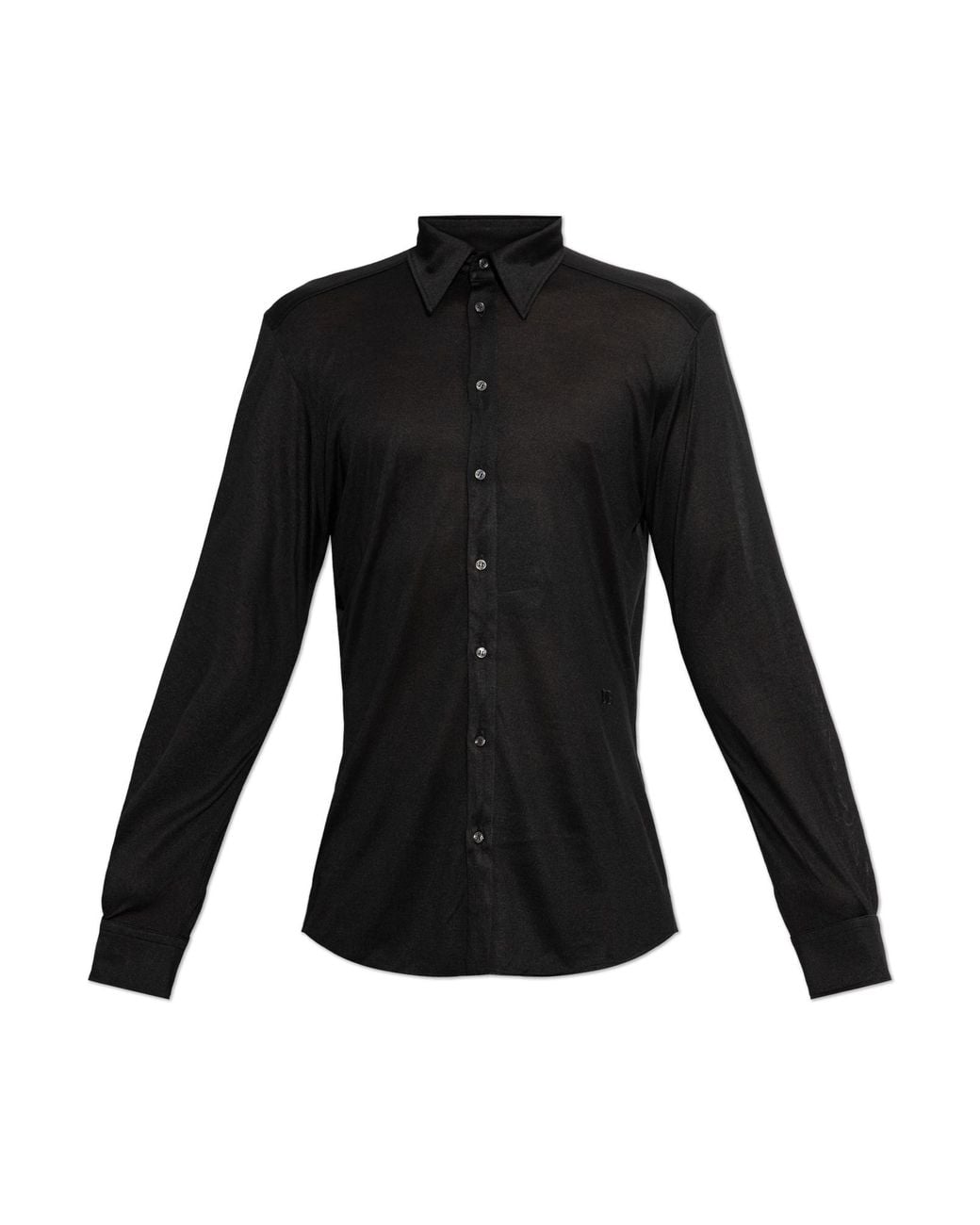 Dolce & Gabbana Black Silk Shirt for men