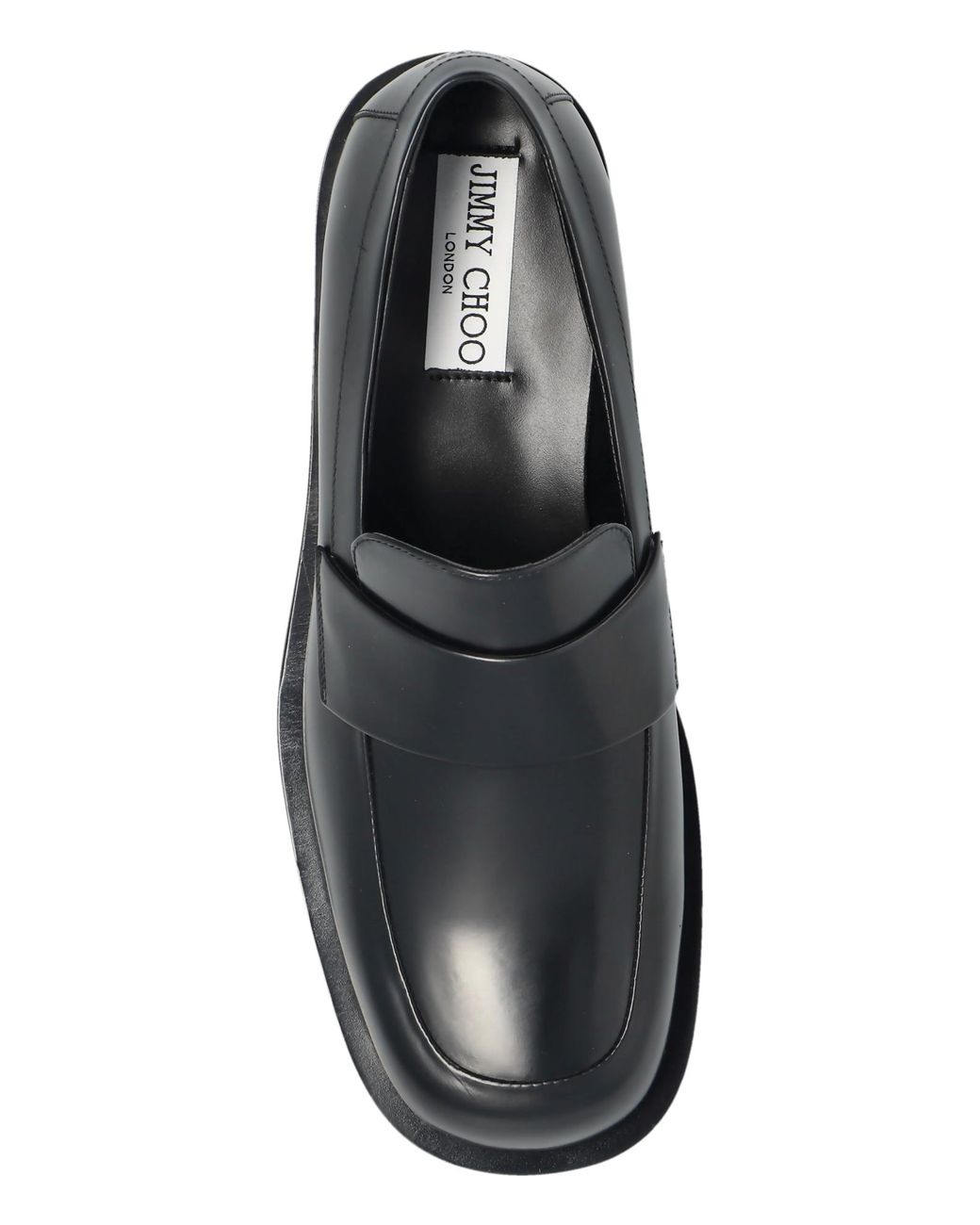 Jimmy Choo Black "Buff" Loafers for men