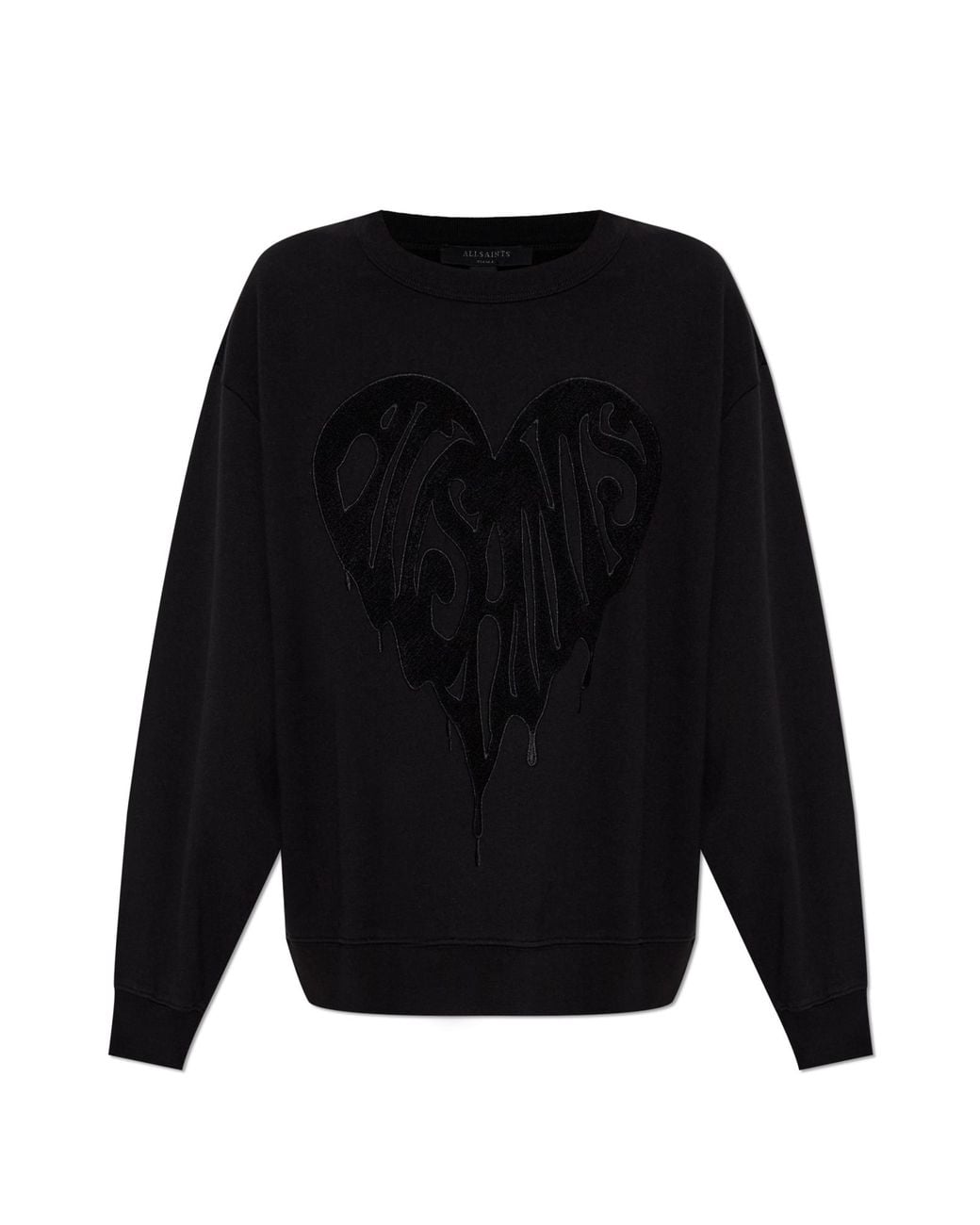 AllSaints Black Sweatshirt 'Trip'