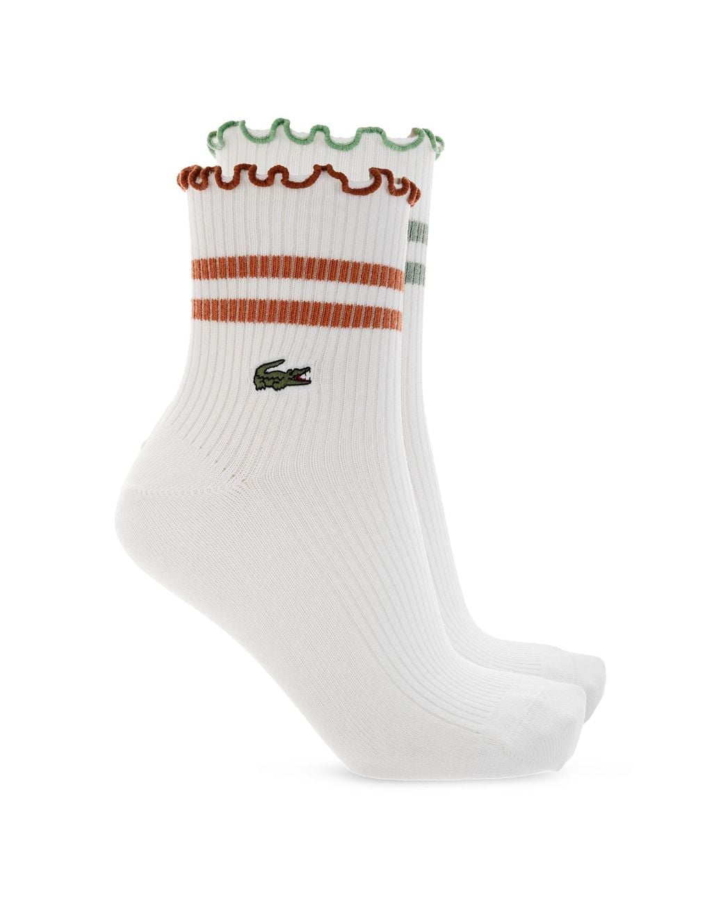 Lacoste White Two-Pack Of Socks