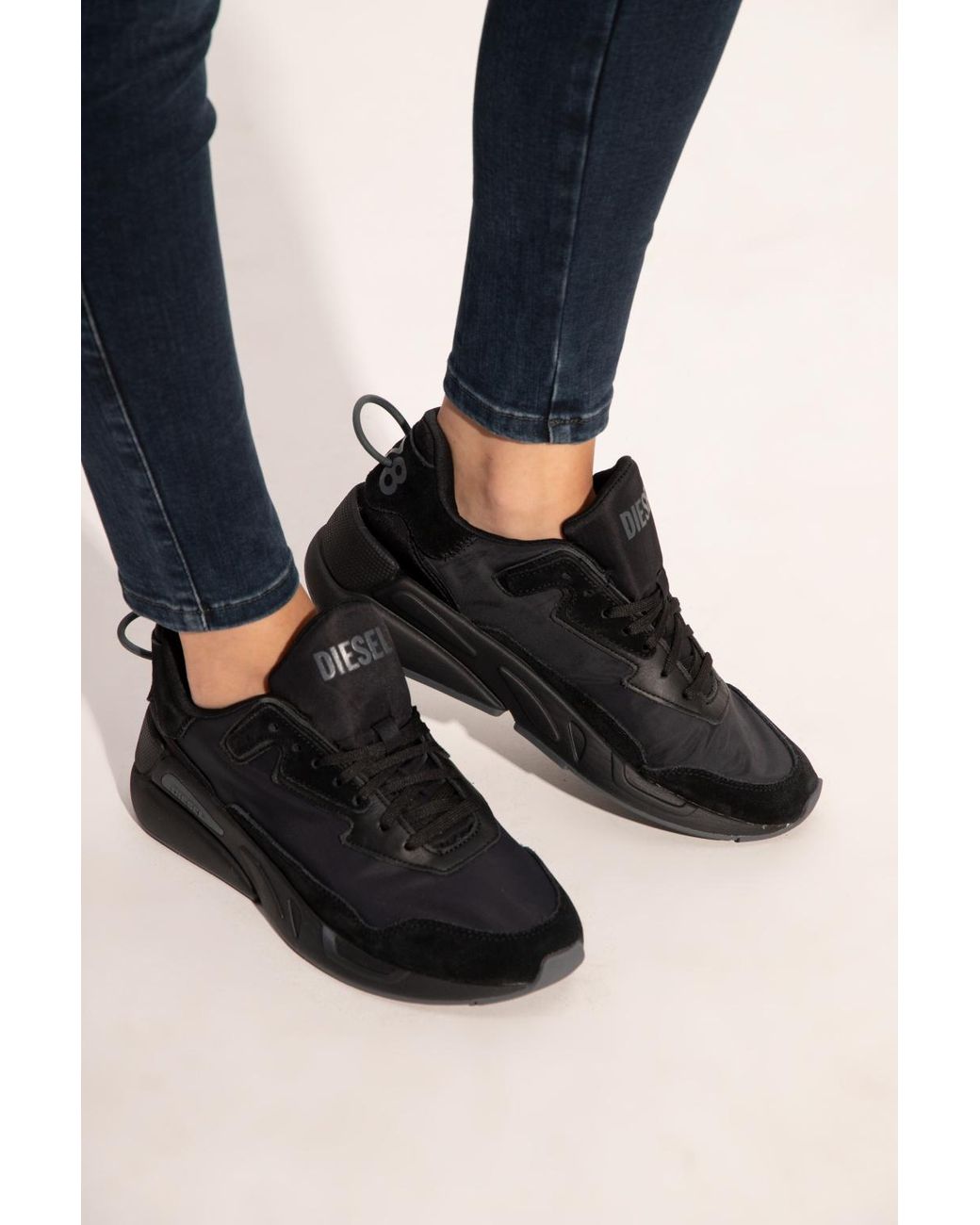 DIESEL 's-serendipity' Sneakers in Black | Lyst