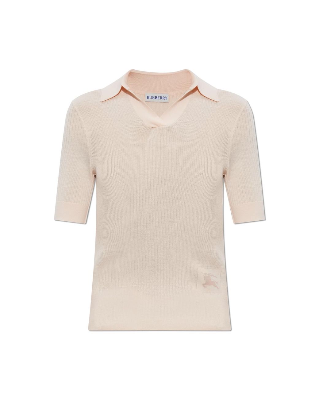 Burberry Natural Cashmere Polo "Rain