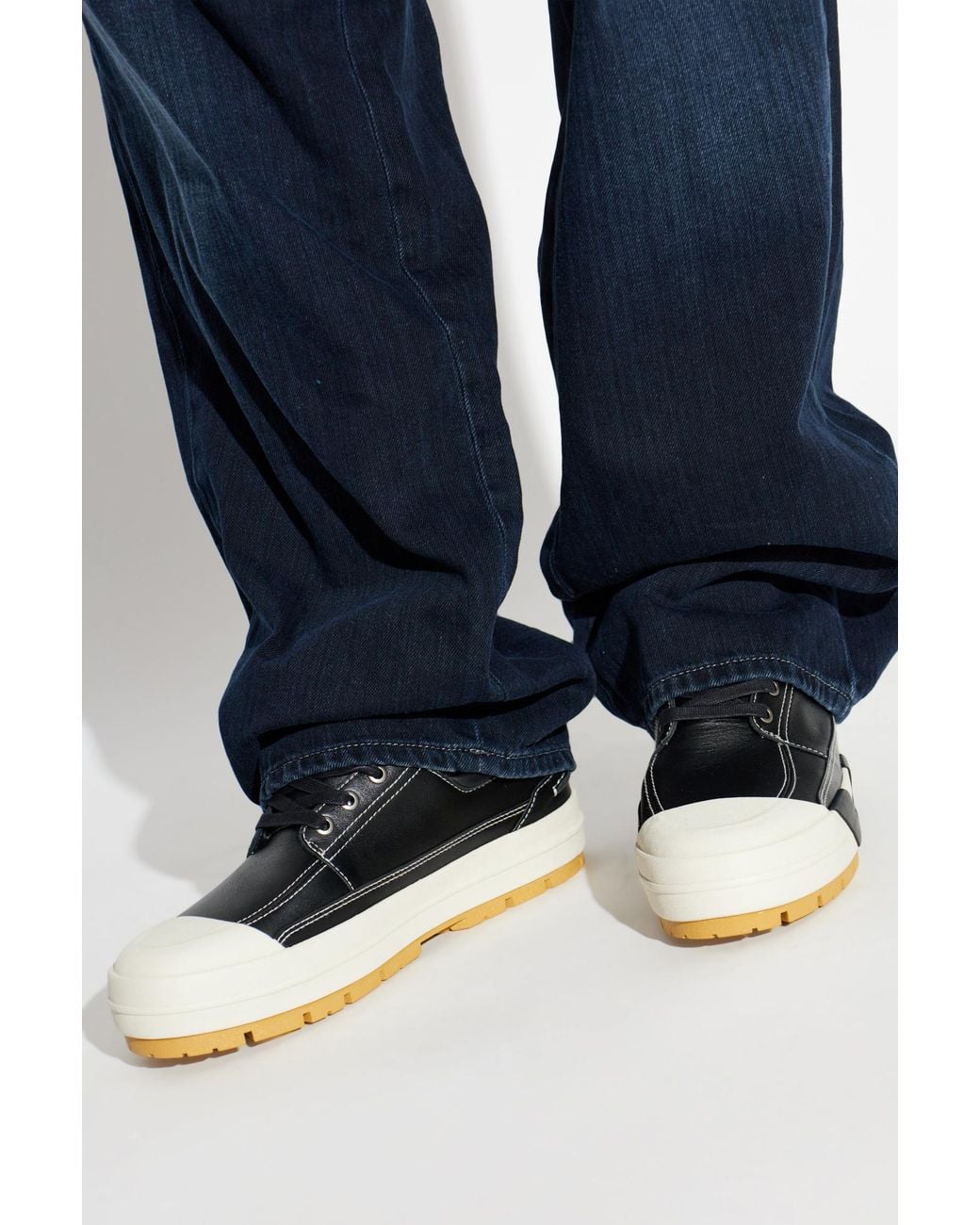 DIESEL Gray 'S-D-Verse' Shoes for men