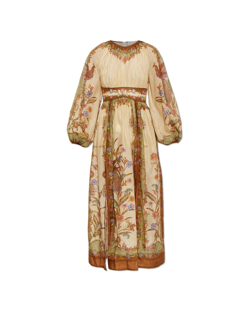 Zimmermann Natural Dress With Lurex Thread