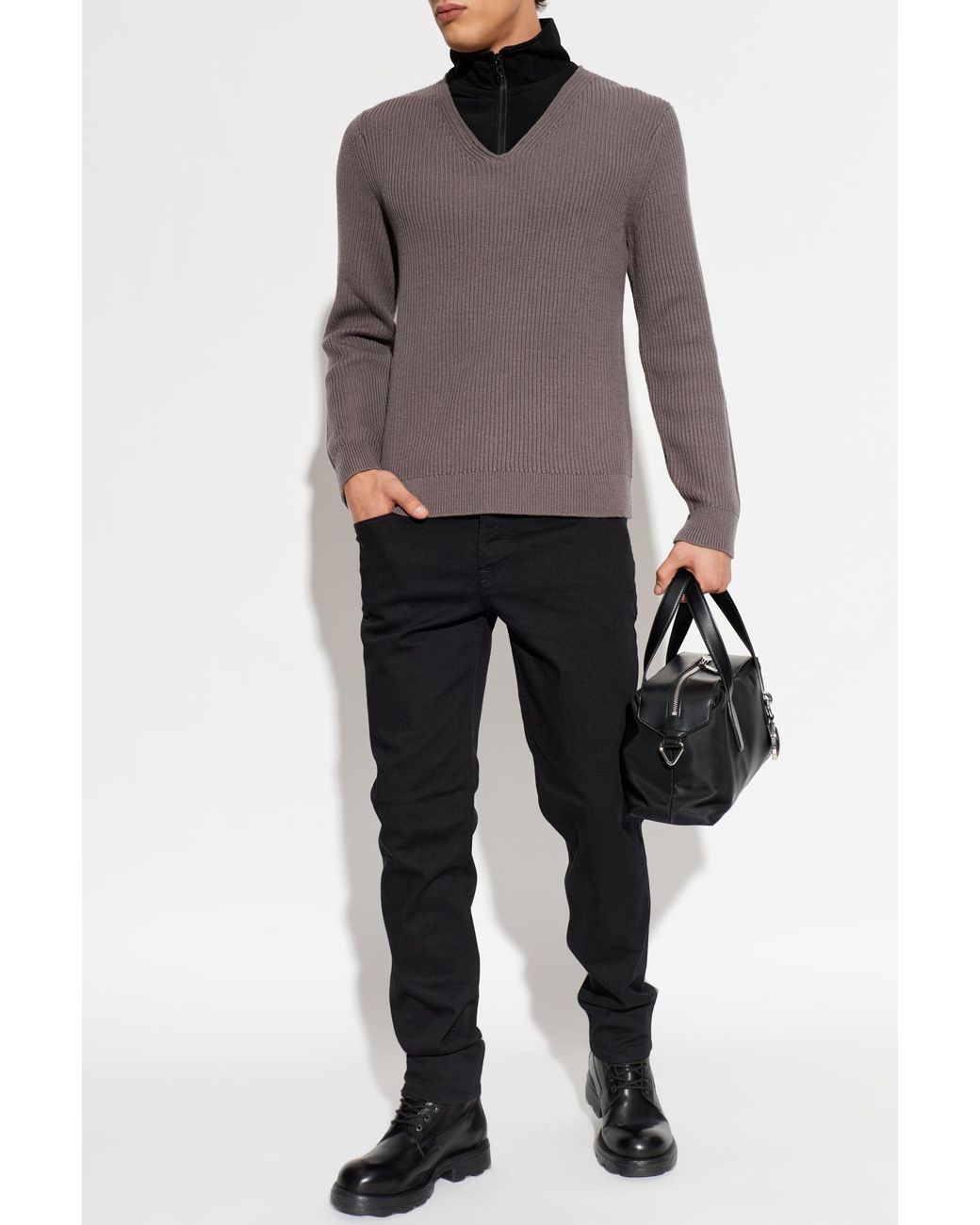 DIESEL Black Jeans "2023 D-Finitive" for men