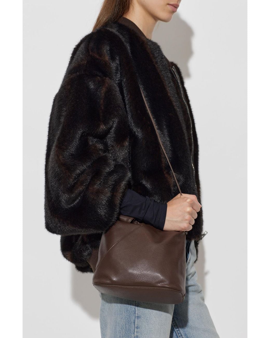 MM6 by Maison Margiela Brown Japanese Bag