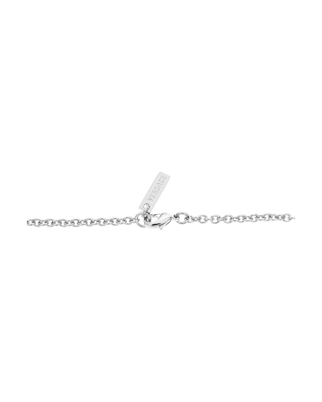 Versace Metallic Brass Necklace With Pendant
