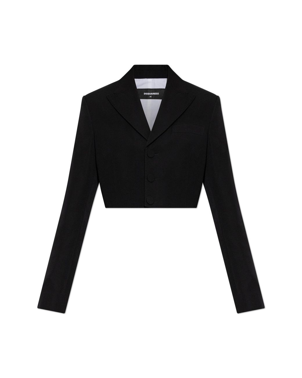 DSquared² Black Short Blazer