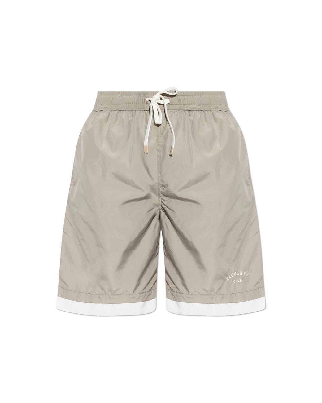 Eleventy White Swim Shorts for men