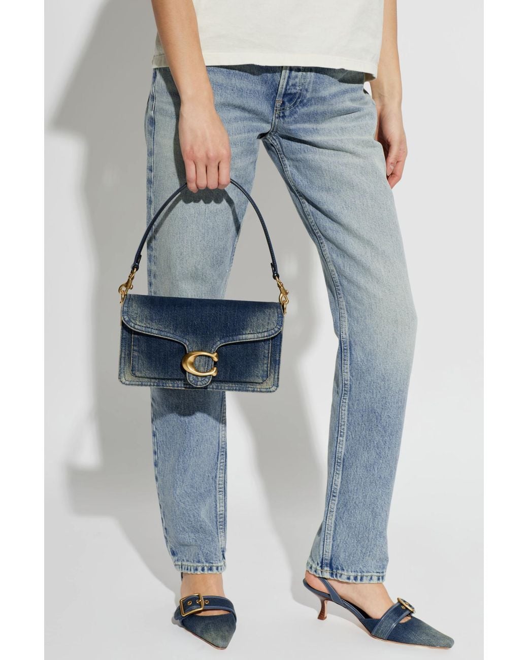 COACH Blue Shoulder Bag "Tabby 26"