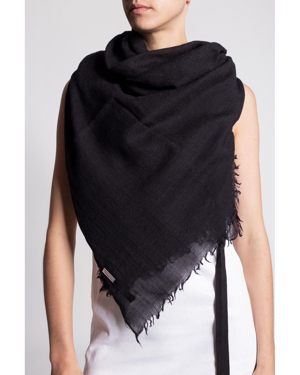 ann demeulemeester ストール シルク100% 絹100% | www.srauction.ca