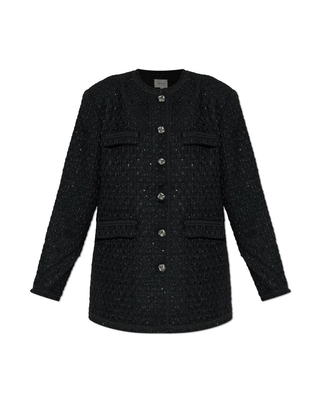 Gestuz Black Tweed Jacket "Gzkeiko"